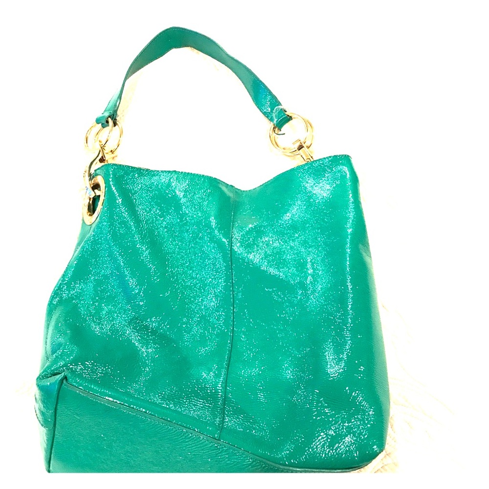 JPK Paris 75 Green leather purse
